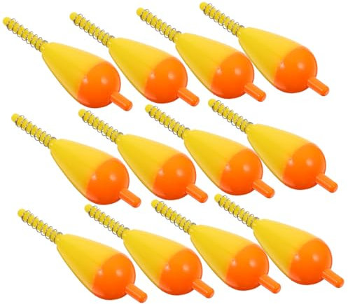 BESPORTBLE 12pcs Fishing Bobbers Fishing Floats Sturdy Bobbers for Convenient Floats for Equipment