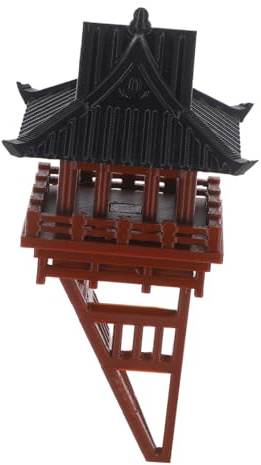 Abaodam Adornos del Pabellón Chino Pabellón para Jardín para Construcción De Bonsái Maqueta De Casa Adorno De Jardín