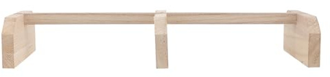 SHINEOFI Soporte de Madera para y Percha Natural para Aves Barra de Posado Segura y Pulida Fácil Instalación para Criaderos y Gallineros Accesorio para Perchas de Aves