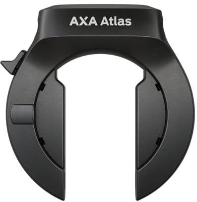 AXA Atlas Retractable – Rahmenschloss mit Hochsicherheitszylinder – Sicherheitsstufe 14 – Schlüssel ist abziehbar