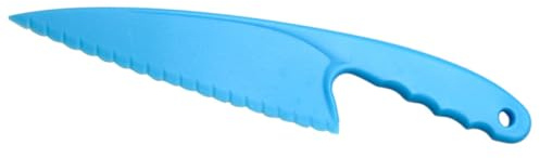 SOIMISS Cuchillo de Plástico para Pastel y Pan, Fácil de Usar y Antipolvo, Adecuado para Bodas y Fiestas, Herramienta Práctica para Cortar Bizcochos y Panes Color Color Aleatorio