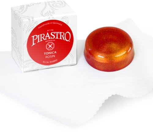 Pirastro Violine Kolophonium Tonica Handgefertigte Qualität für Profis und Studenten Violinspieler Premium Kolophonium aus Naturharz für Musiker