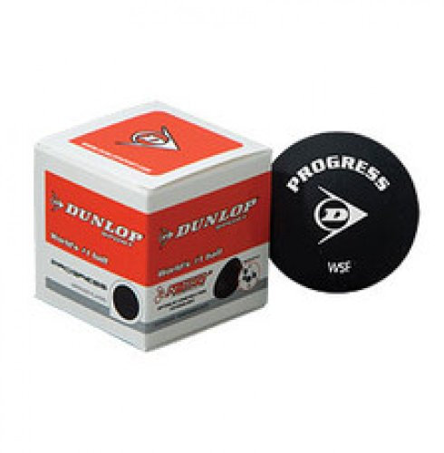 DUNLOP Squashbälle 6er 1roterPunkte
