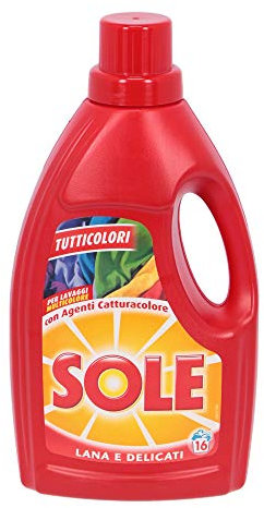Soleil Lessive pour lavage en machine et à la main Multicolore