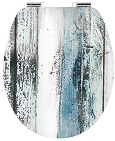 Cornat WC-Sitz Art of Acryl Wooden - Elegante Acryl-Oberfläche - Hochwertiger Holzkern - Absenkautomatik & Schnellbefestigung - Komfortables Sitzgefühl / Toilettensitz / Klodeckel / KSDSC308