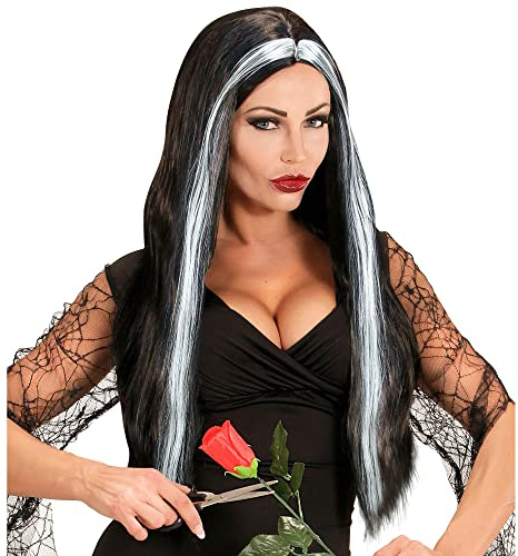 W WIDMANN MILANO Party Fashion 6070D - Perücke Hexe, Vampir, Halloween, Fasching, Karneval, Mottoparty