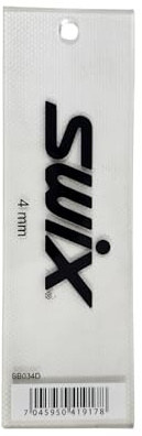 Swix, Grattoir à Cire, pour Snowboard et Ski, Large, épaisseur 4 mm