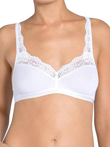 Sloggi Femme Romance Si Soutien gorge de tous les jours, Blanc, 80A EU
