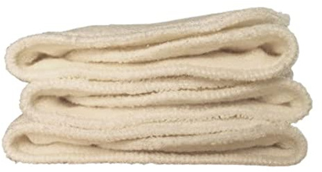 Zubehör für waschbare Windeln und Einwegwindeln (3 waschbare Boosterpacks ecru)