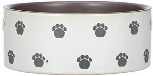 Nobby Hunde Keramiknapf PATA, Creme/grau Ø15,0 X 6,0 cm, 1 Stück
