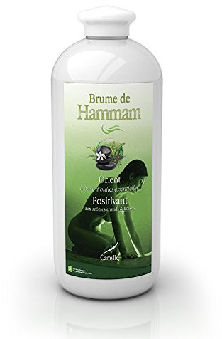 Camylle - Brume de Hammam Orient - Fragrances à base d'Huiles Essentielles pour Hammams, Bains de Vapeur ou Douches Hammam - Positivant aux arômes chauds et boisés - 1000ml