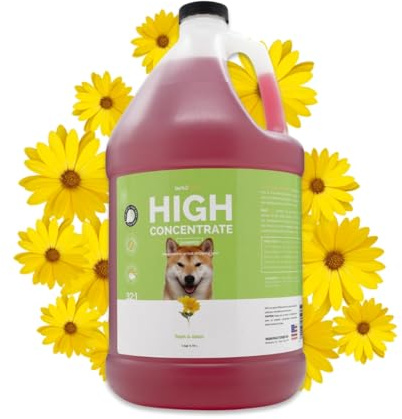 Bark2Basics High Concentrate Dog Shampoo, 1 Gallon - All Natural Ingredients, Deep Cleaning, 32:1 Concentration, Fresh Scent, Moisturizing, Super Concentrated