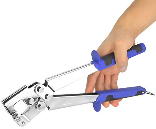 Professionelle Metallbolzen, Bolzen-Crimper, Professionelle Keel Joiner Tragbare Stanzzangen Stahl Trockenbau Handwerkzeug zum Befestigen von Metallbolzen zusammen