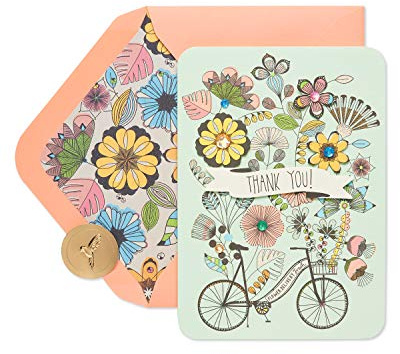 Papyrus Thank You Card - Suitable for Mother's Day (Bike)