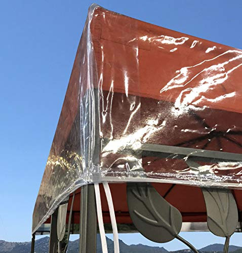 QUICK STAR Funda Protectora Impermeable para Pabellón 3x3m Transparente