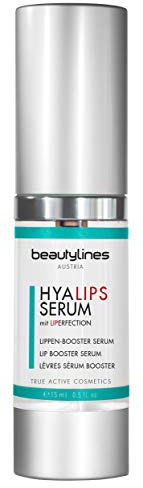 Beautylines® HyaLips Serum Nachfüllpack – Peptid- und Feuchtigkeitsserum für das HyaLips System – Booster für volle & gepflegte Lippen – feuchtigkeitsspendendes Serum, 15 ml