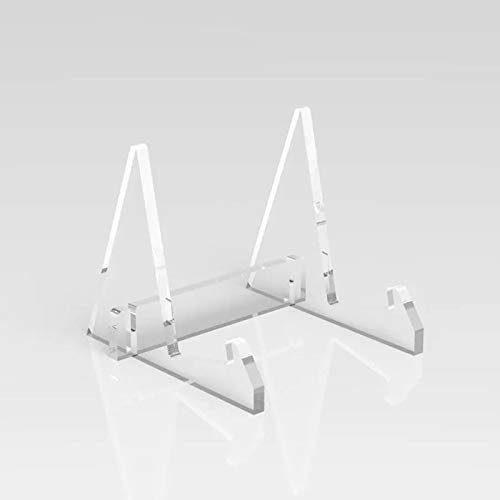 SUPERTOOL - 1 espositore in acrilico per libri, riviste, opuscoli e altri prodotti di punti vendita, colore: trasparente