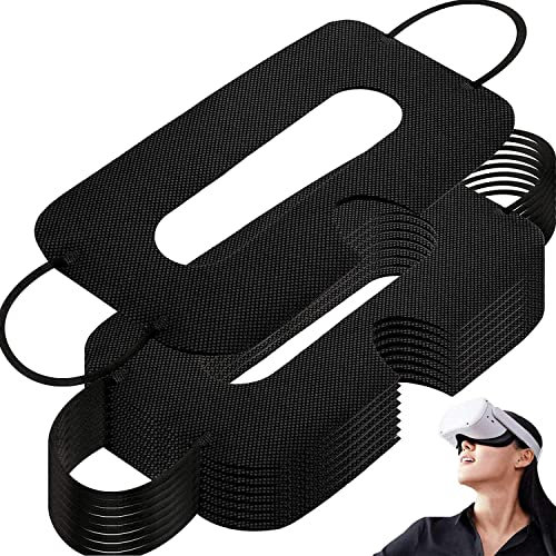 Lot de 50/100 coussinets de universels 3D VR - Jetables - Non tissés - Respirants - Pour tous les casques de réalité virtuelle