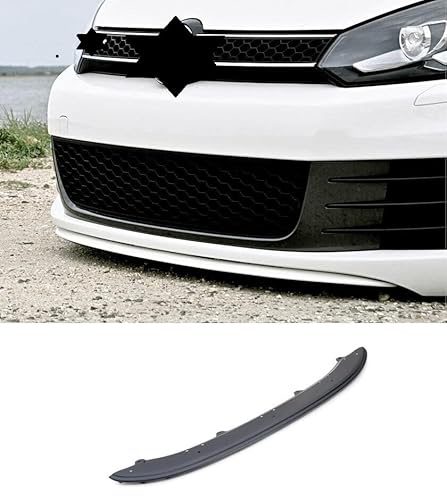 Splitter Spoiler Paraurti Anteriore Nero Opaco Per VW Golf 6 GTI Dal 2008-