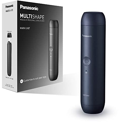 Panasonic MULTISHAPE modulares Körperpflege-System ER-CBN1, Hauptgerät für Bart-/Körper-/Haar- und Nasen-/Ohren-/Augenbrauentrimmer, 3-Klingen-Rasierer, Zahnbürste mit wiederaufladbarem Ni-MH-Akku
