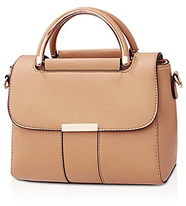 FANDARE Damen Handtaschen Elegant Handy Umhängetasche Crossbody Tasche PU Leder Schultertasche Frauen Handytasche zum Umhängen Schultertasche Portemonnaie Geldbörse DamentascheKhaki