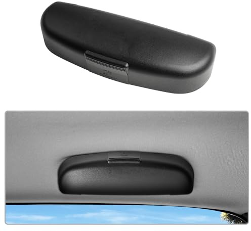 CDEFG Kompatibel mit Nissan Qashqai j12 X-Trail T33 e-Power 2022 2023 2024 Sonnenbrillenhalter Brillenetui Auto Brillenhalter Glasses Case Holder Brillenetui Käfig Qashqai j12 Zubehör (Schwarz)