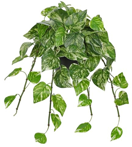 Pothos en jade artificiel en pot pour décoration d'intérieur 3