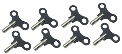 Angoily 8 STK Uhrenschlüssel Hotfix-Tool Uhrwerkzeug Aus Holz Schlüssel Für Uhr Reparaturwerkzeug Für Uhr Schlüssel Für Holzuhr Uhr-Reparatur-Werkzeug