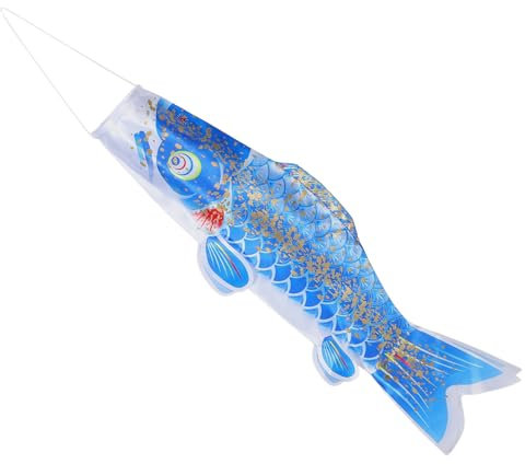 MERRYHAPY Koinobori-hängedekor Aus Japanischem Karpfen Windsack Für Draußen Dekorative Gartenflagge Mit Fischoptik Für Festivals Und Partys