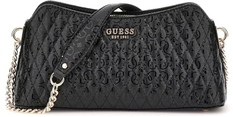 GUESS Betula Top Zip Shoulder Bag Black