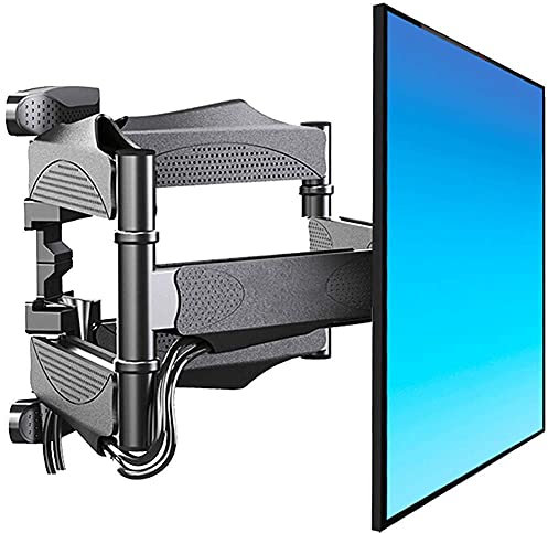 TV Wall Mount Bracket for 32 60 Inch Flat&Curved Screens Swivels Tilts Extends Rotates Mount Sturdy Max 100KG VESA 600x400mm