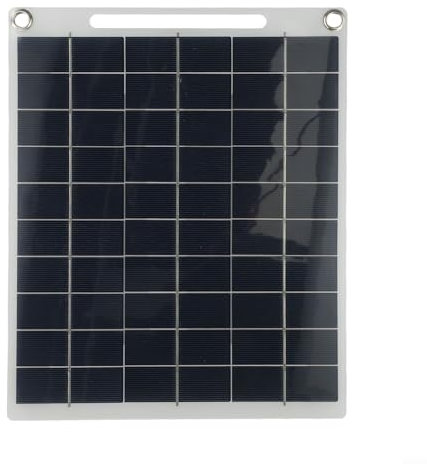 Besttoolifes Caricatore solare 30W 5V Outdoor Power Bank, Dual USB flessibile pannello solare con moschettoni, impermeabile ad alta efficienza silicio policristallino per telefoni cellulari,