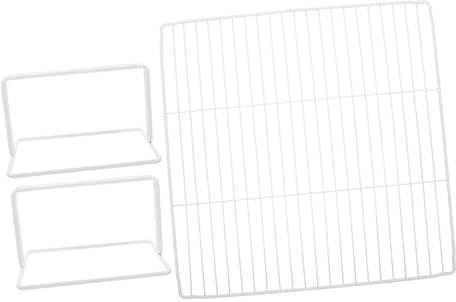 AUTSUPPL Freezer Partition Adjustable Wire Shelf Divider Iron Mesh Organizer for Commercial Freezer Fridge Storage