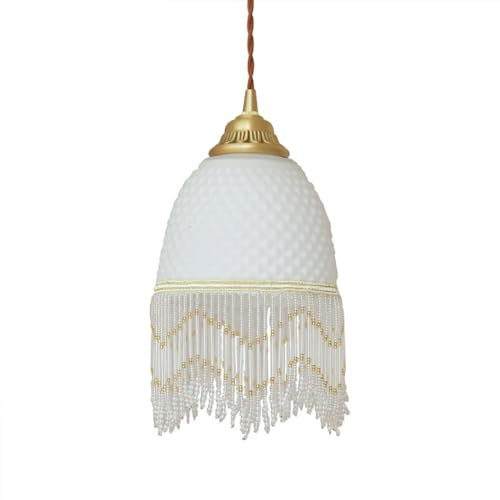 USMCPQVXN Simple Silver Light, Tassel Hardware Changing Lamp, Indoor Decoration Lighting Fixtures, E26 Light Source for House Living Room Bedroom Study H