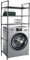 WOTAT Rangement Salle de Bain, Meuble de Rangement au-Dessus des Toilettes ou Lave-Linge avec 3 Tablettes Meuble WC,Meuble Machine à Laver,Rangement de Salle de Bain