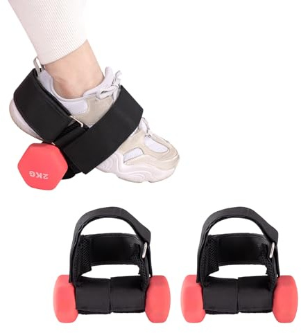Cretosou Tibialis Trainer - 2 supporti per piedi con manubri, regolabili, per caviglie, contraccolpi alla caviglia, per palestra o per allenare i muscoli delle gambe