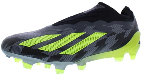 adidas Crazyfast .1 - Tacos de fútbol sin cordones para hombre, Core Black Team Solar Yellow Grey Five Black, 41 1/3 EU