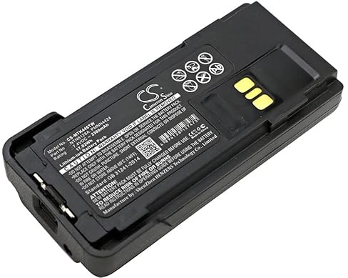 Cameron Sino ACCCHEN - Batteria ricaricabile per APX2000, APX-2000, APX3000, APX-3000, APX4000, APX4000 e APX4000Li, XPR 7580 (2300 mAh/17,02 Wh) NNTN8128A, NNTN8129AR, NTN812 8A, PMNN4406AR