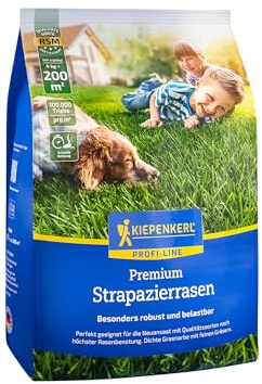 Kiepenkerl Active Spiel- & Sportrasensamen 1089006, Rasensaat | RSM- zertifiziert, schnellkeimend, für Nachsaat Rasen, Grassamen