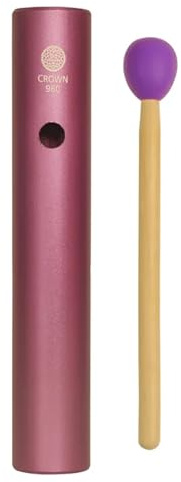 WahWah Tube Instrument Colorful Musical Bells Metal Wah-Wah Tube Sound Healing Wind Chimes Professional Chakra Meditation Percussion Instrument(Purple)