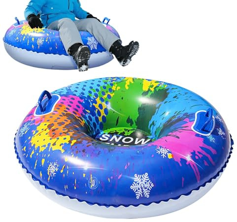 Slitta da neve gonfiabile Ergonomico Ispessito Antiscivolo Antiribaltamento