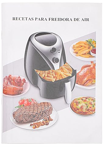 GETAJGHSD Ricettario per Friggitrice ad Aria in Carta Leggera e Portatile, Kit Pratico di Ricette Facili per Utensili Friggitrice ad Aria