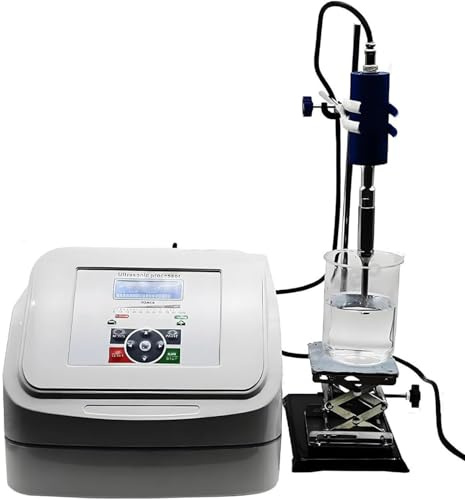 Sonicador disruptor celular, homogeneizador ultrasónico de laboratorio de alta velocidad con sonda de titanio, máquina dispersora y emulsificadora de laboratorio,para uso en laboratorio. 3mmProbe