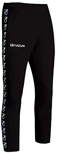 GIVOVA Pantalone Collage Band,Nero,S,Uomo