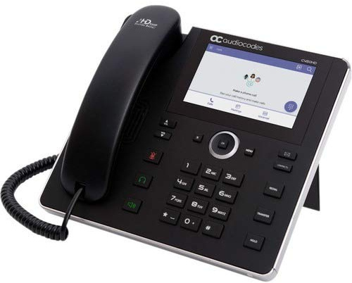 Audiocodes Teams C450HD VoIP IP Téléphone PoE GBE BT double bande WiFi intégré – Ipc450Hdepsg-DBw