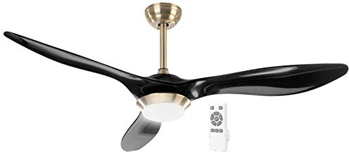 Sichler Haushaltsgeräte Decken Ventilator Lampe: 2in1-Deckenventilator & LED-Lampe, 1000 lm, Timer, bürstenloser Motor (Deckenventilator mit Licht, Leuchte, Decke)