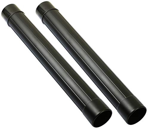 ALL PARTS ETC. 2.5 Inch Vacuum Extension Wands 19 Long for Shop Vac, Rigid, Vacmaster, Workshop & More | 2-Pack Wet or Dry Hose Extension, Compatible with 2 1/2 Vacuum Attachments and Accessories