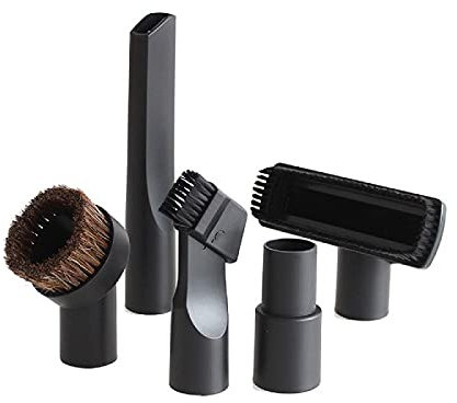 BUYSK 32mm Vacuum Attachments Accessories, Vacuum Cleaning Set Brush Nozzle Crevice Tool with 35mm to 32mm Hose Adapter 5pcs