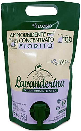 Lavanderina - Ricarica Ammorbidente Concentrato Fiorito 2000mL - 100 Lavaggi