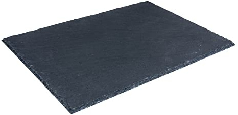 levandeo Servierplatte 40x30cm Serviertablett Rechteckig Schieferplatte Schiefertablett Deko Tischdeko Handgeschlagen